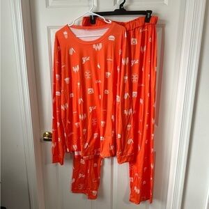 Whataburger Adult PJ's Pajama Set Size 3XL